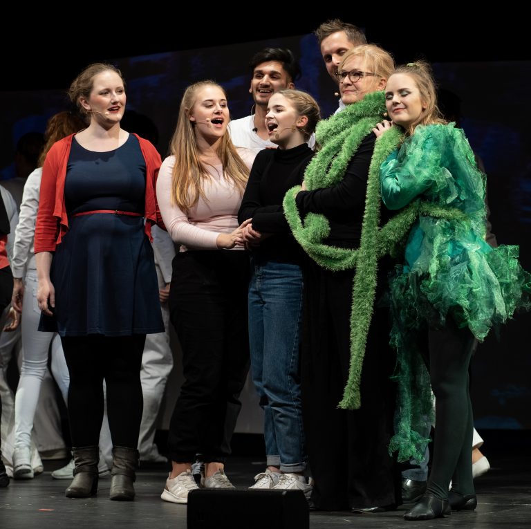 Szenenfoto aus dem Musical Socken im Kühlschrank (2019)